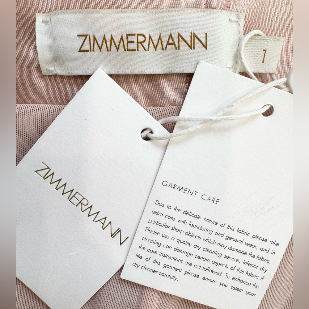 ZIMMERMANN Matchmaker gathered silk and wool-blend mini dress - Picture 10 of 14